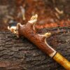 deer antler walking stick