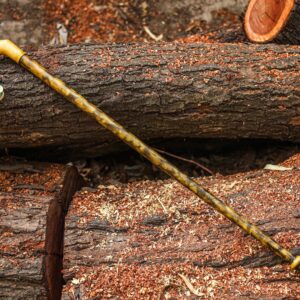 Ornate Blossom Wooden Walking Stick